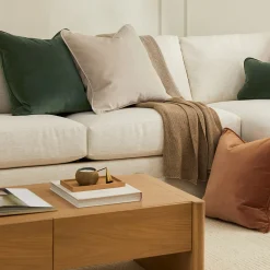Lucca Velvet Pillow Set - Plush Pacific Taupe
