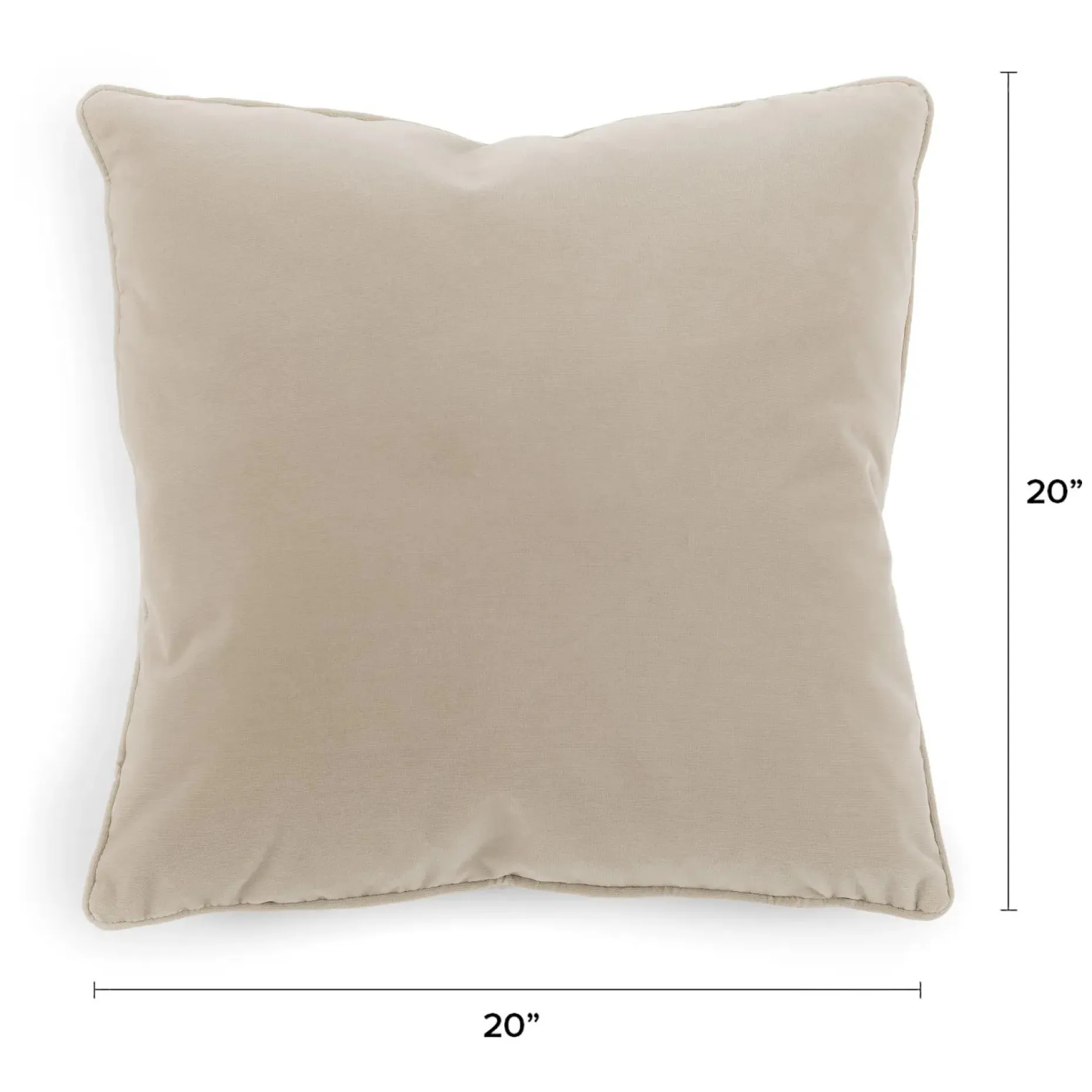 Lucca Velvet Pillow Set - Plush Pacific Taupe