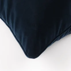 Lucca Velvet Pillow Set - Plush Cascadia Blue