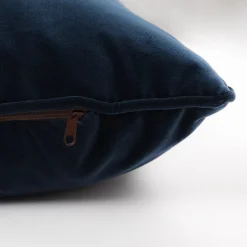 Lucca Velvet Pillow Set - Plush Cascadia Blue