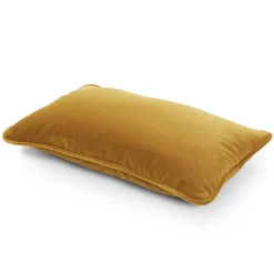 Lucca Velvet Small Pillow - Plush Yarrow Gold