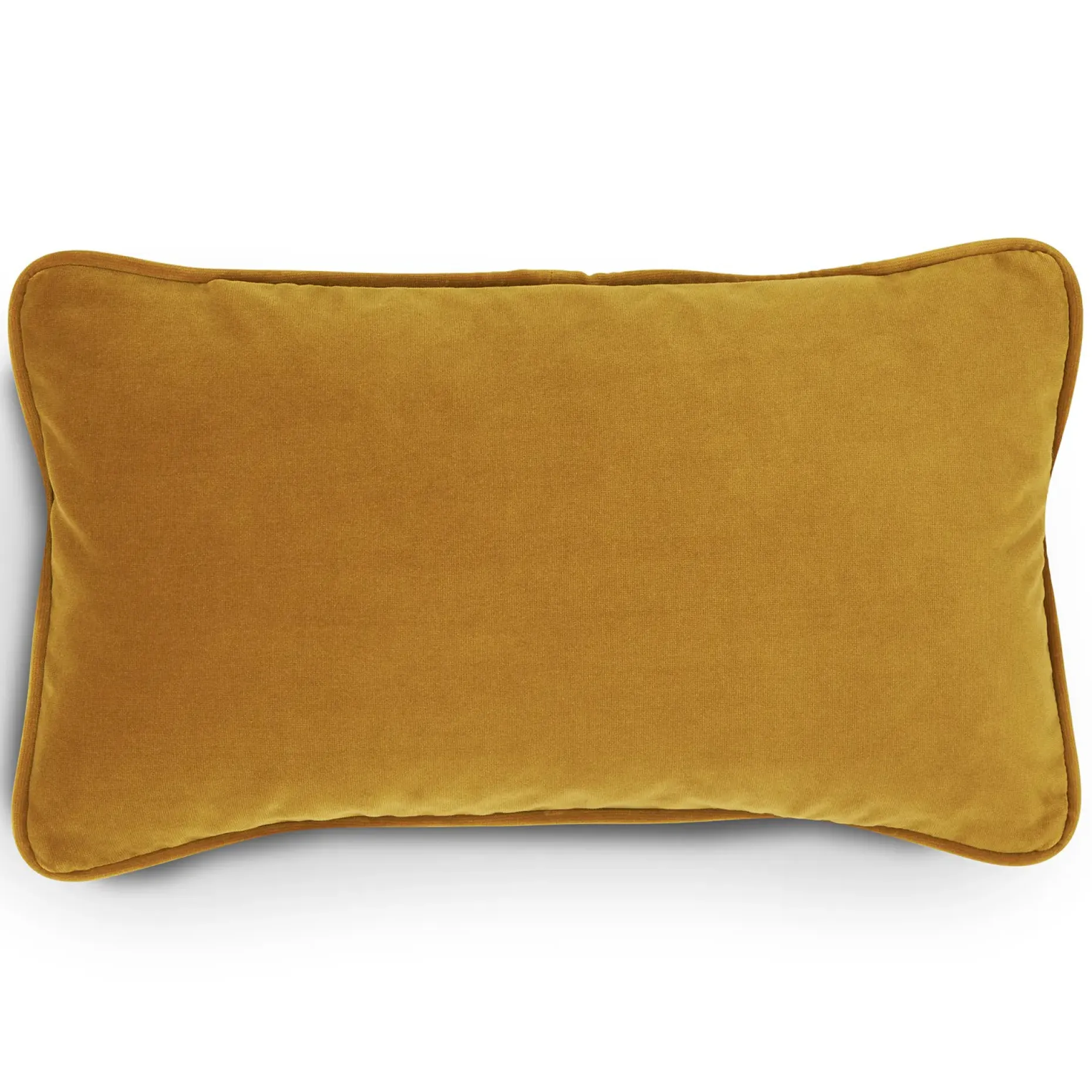 Lucca Velvet Small Pillow - Plush Yarrow Gold