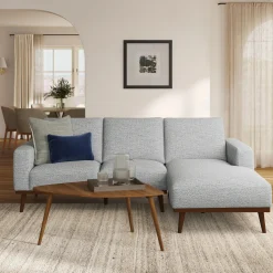 Lucca Velvet Small Pillow - Plush Cascadia Blue