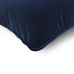 Lucca Velvet Small Pillow - Plush Cascadia Blue