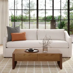 Lucca Velvet Small Pillow - Plush Pacific Rust