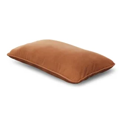 Lucca Velvet Small Pillow - Plush Pacific Rust