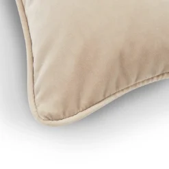 Lucca Velvet Small Pillow - Plush Pacific Taupe