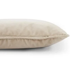 Lucca Velvet Small Pillow - Plush Pacific Taupe