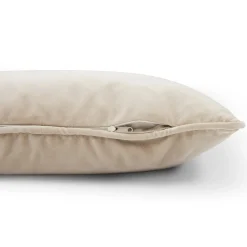 Lucca Velvet Small Pillow - Plush Pacific Taupe