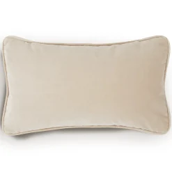 Lucca Velvet Small Pillow - Plush Pacific Taupe