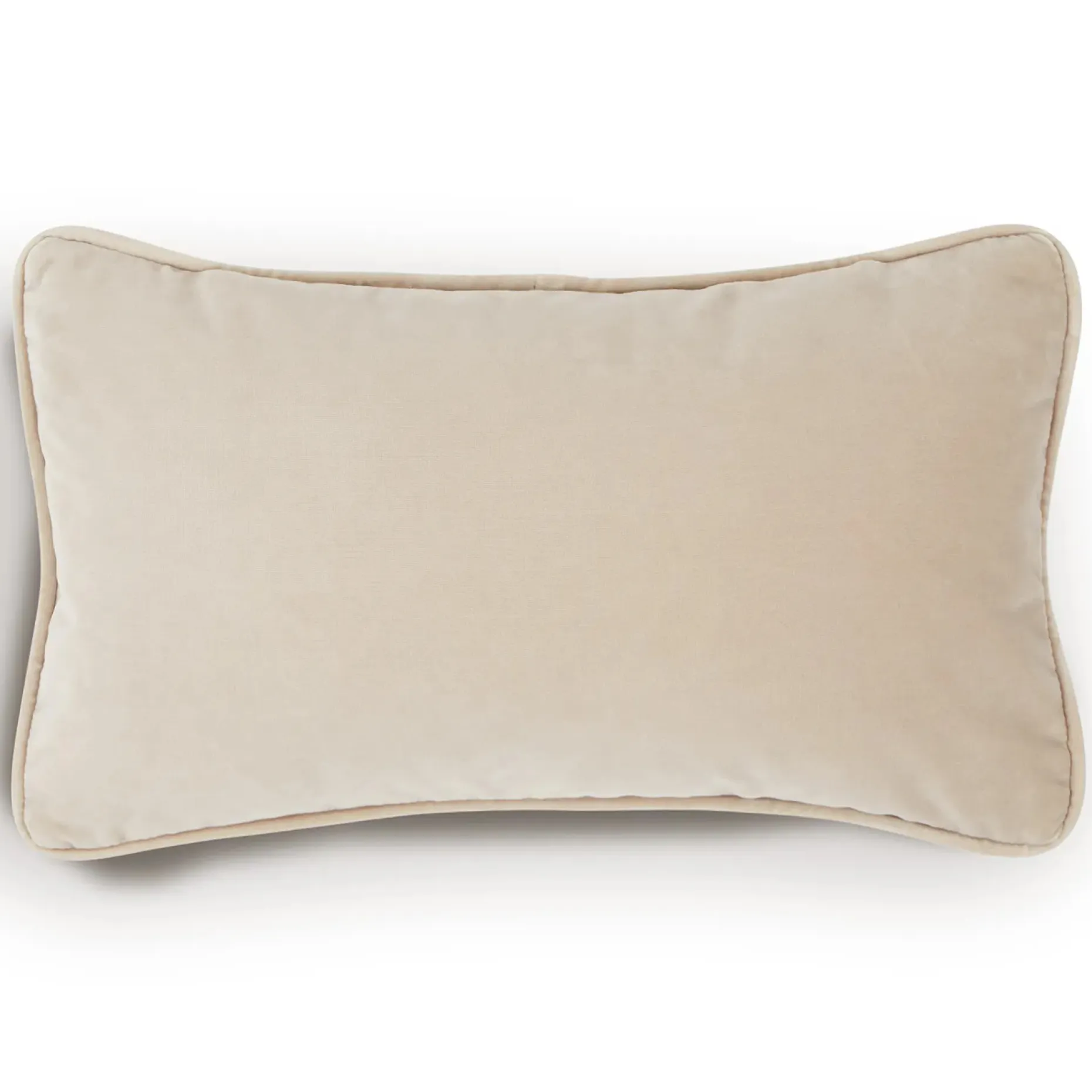 Lucca Velvet Small Pillow - Plush Pacific Taupe