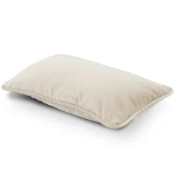 Lucca Velvet Small Pillow - Plush Pacific Taupe