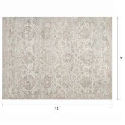 Luna 9 x 12 Rug - Peach Ivory