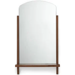 Luras Wall Mirror - Walnut