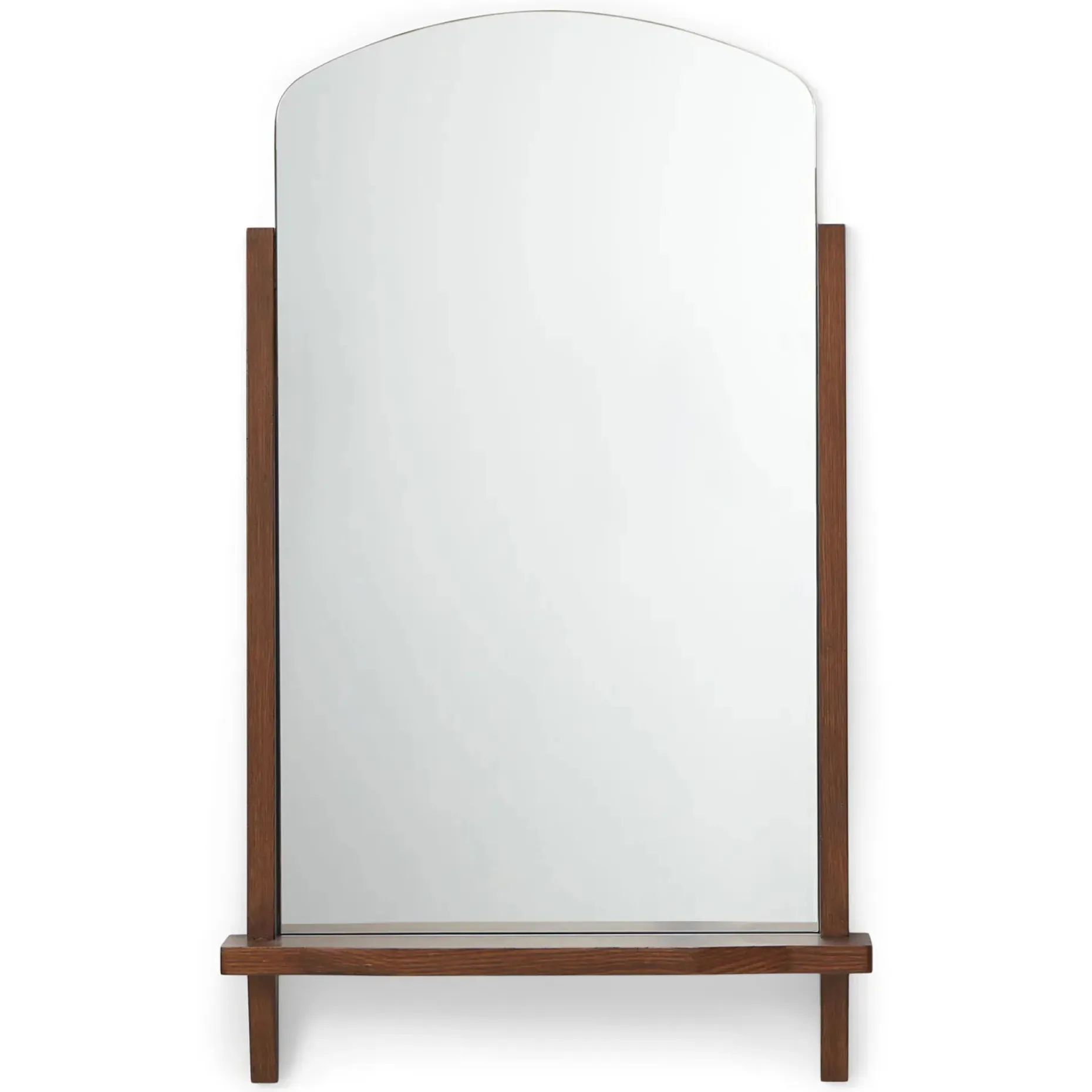 Luras Wall Mirror - Walnut