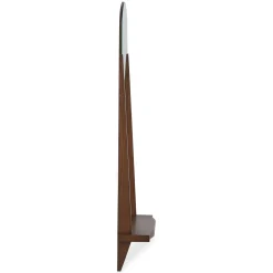 Luras Wall Mirror - Walnut