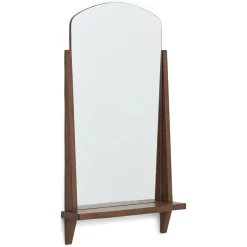 Luras Wall Mirror - Walnut