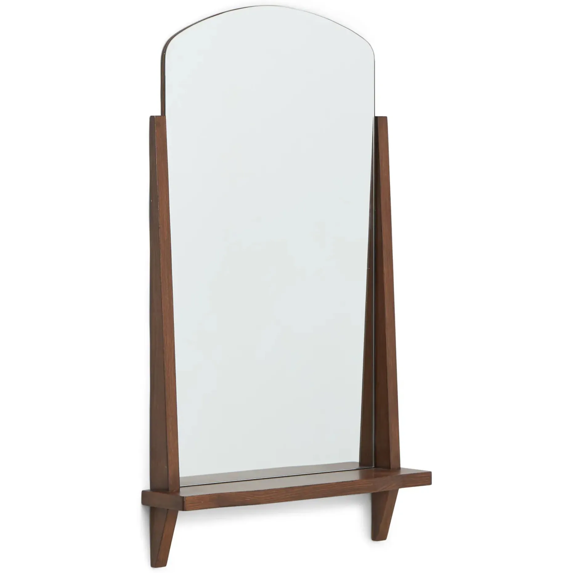 Luras Wall Mirror - Walnut