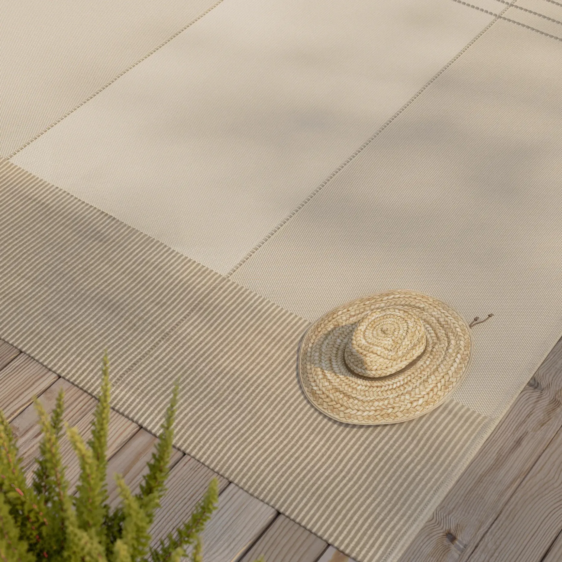 Lyla 9 x 12 Indoor/Outdoor Rug - Desert Beige