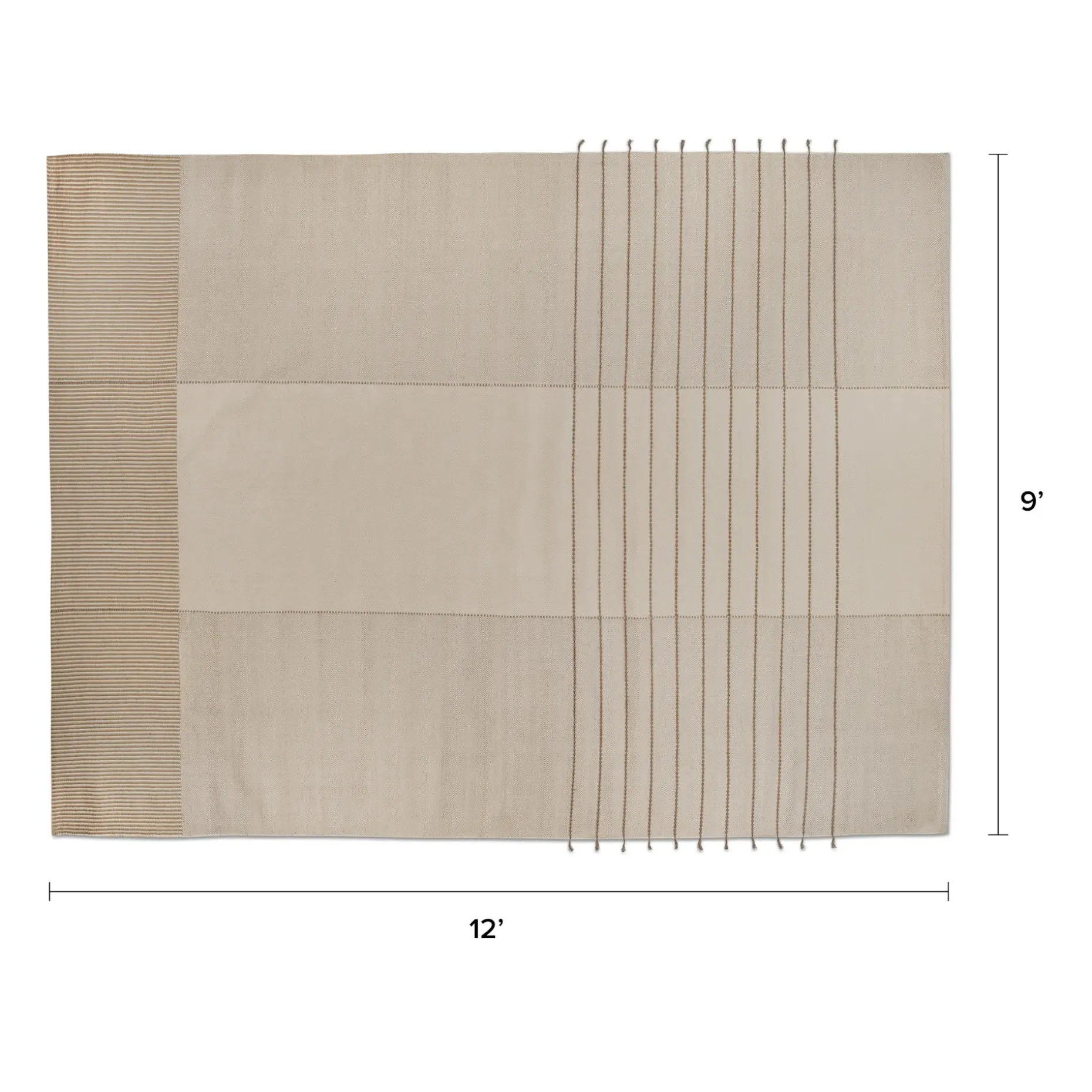 Lyla 9 x 12 Indoor/Outdoor Rug - Desert Beige