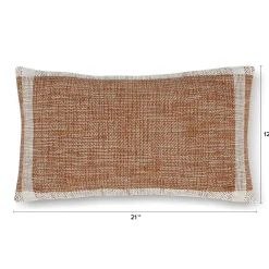 Mabel Small Pillow - Ochre Brown