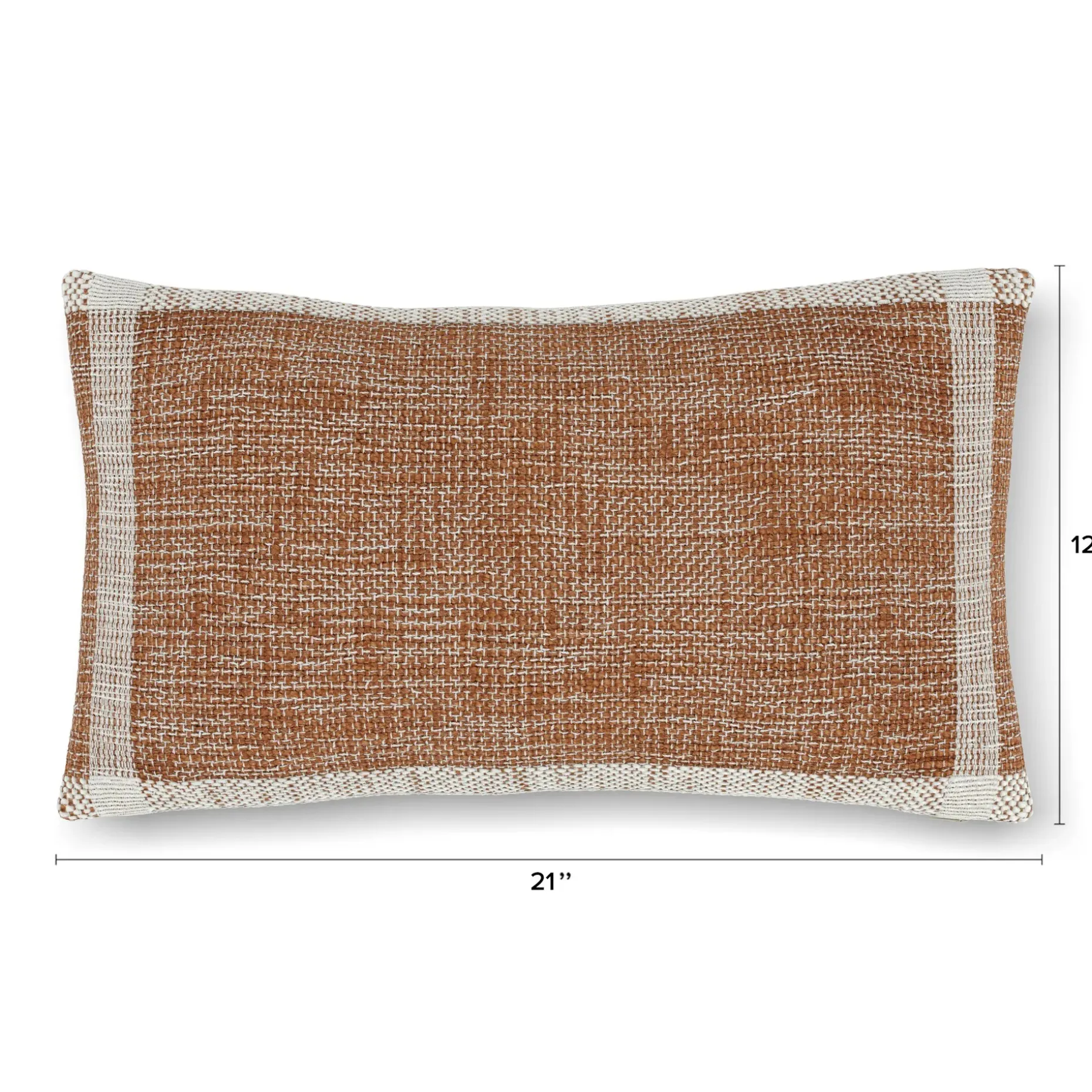 Mabel Small Pillow - Ochre Brown