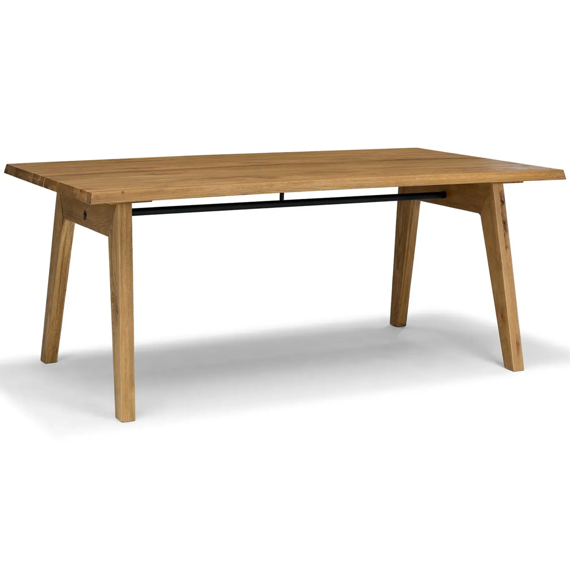 Madera 71" Solid Wood Dining Table - Oak