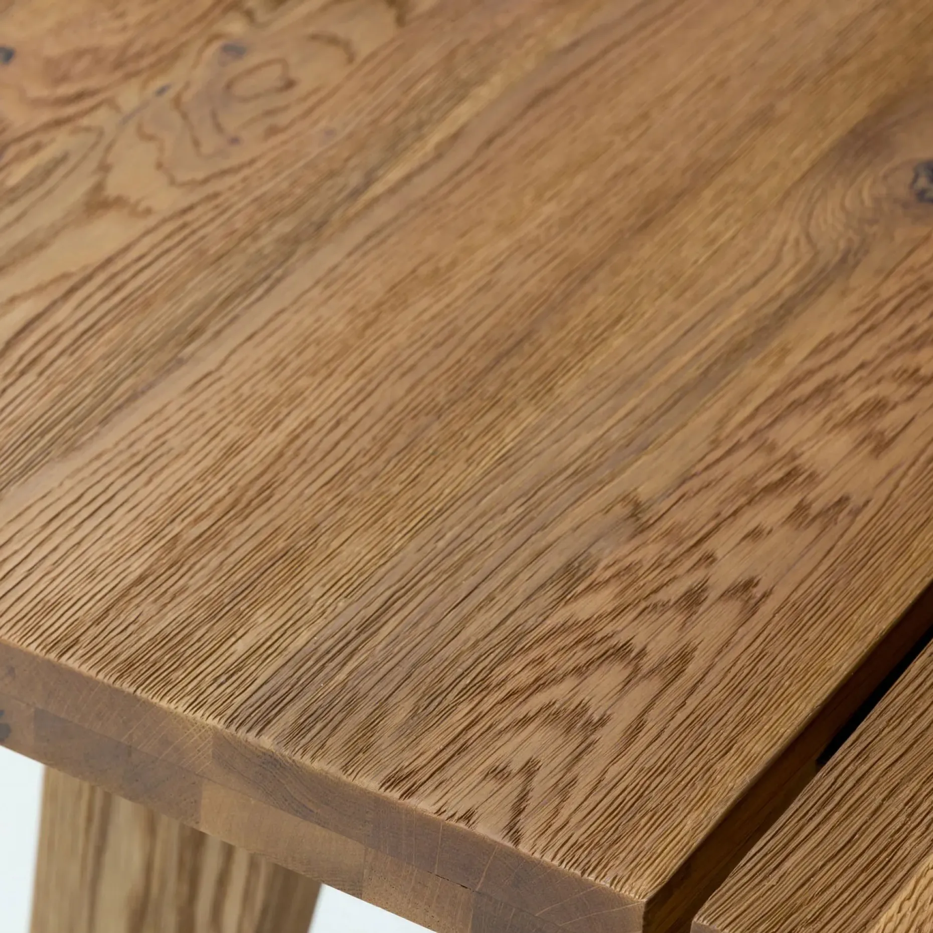 Madera 71" Solid Wood Dining Table - Oak