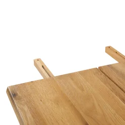Madera 86" - 125" Solid Wood Extendable Dining Table - Oak