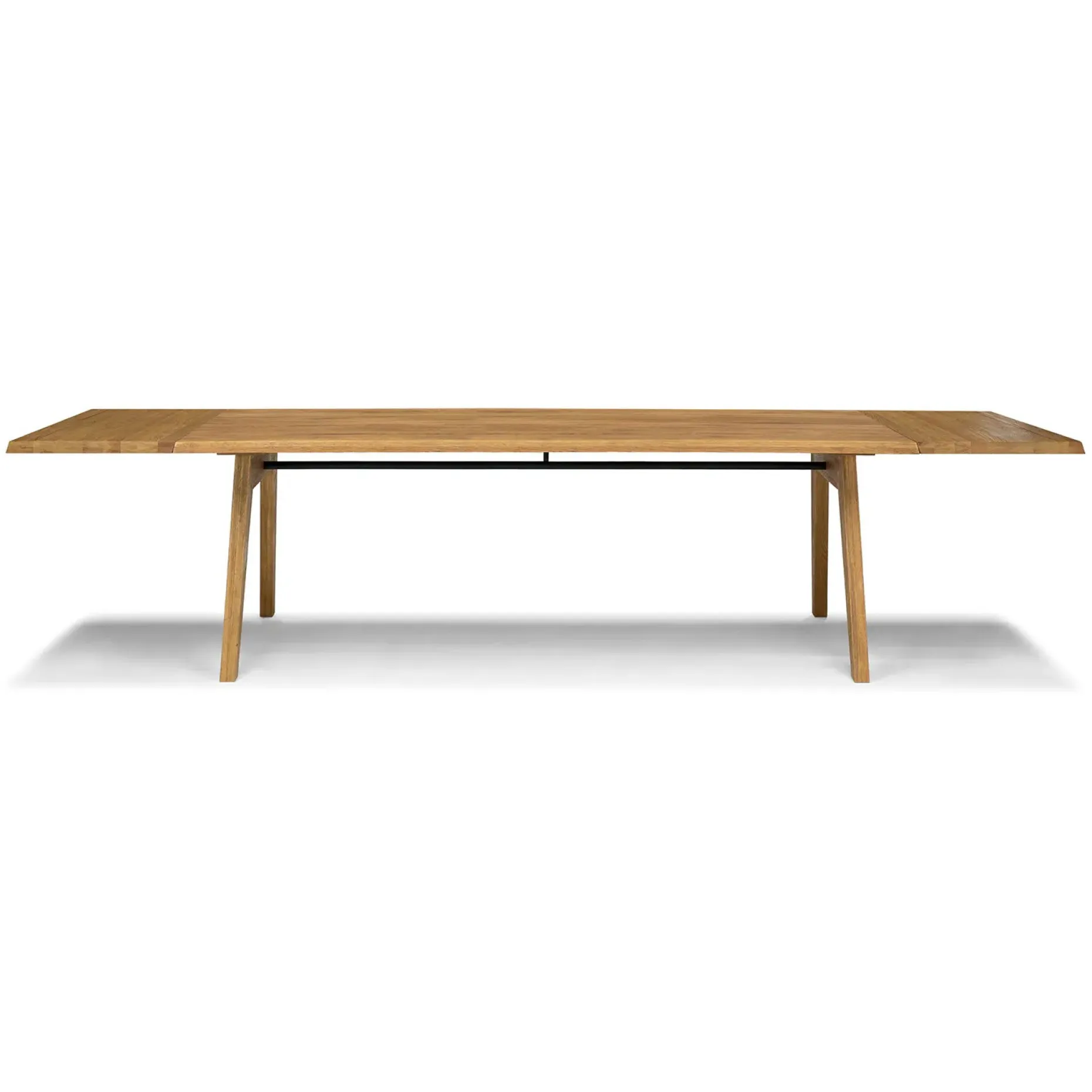 Madera 86" - 125" Solid Wood Extendable Dining Table - Oak