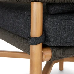 Makali 27" Outdoor Lounge Chair - Slate Gray