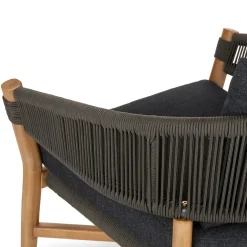 Makali 27" Outdoor Lounge Chair - Slate Gray