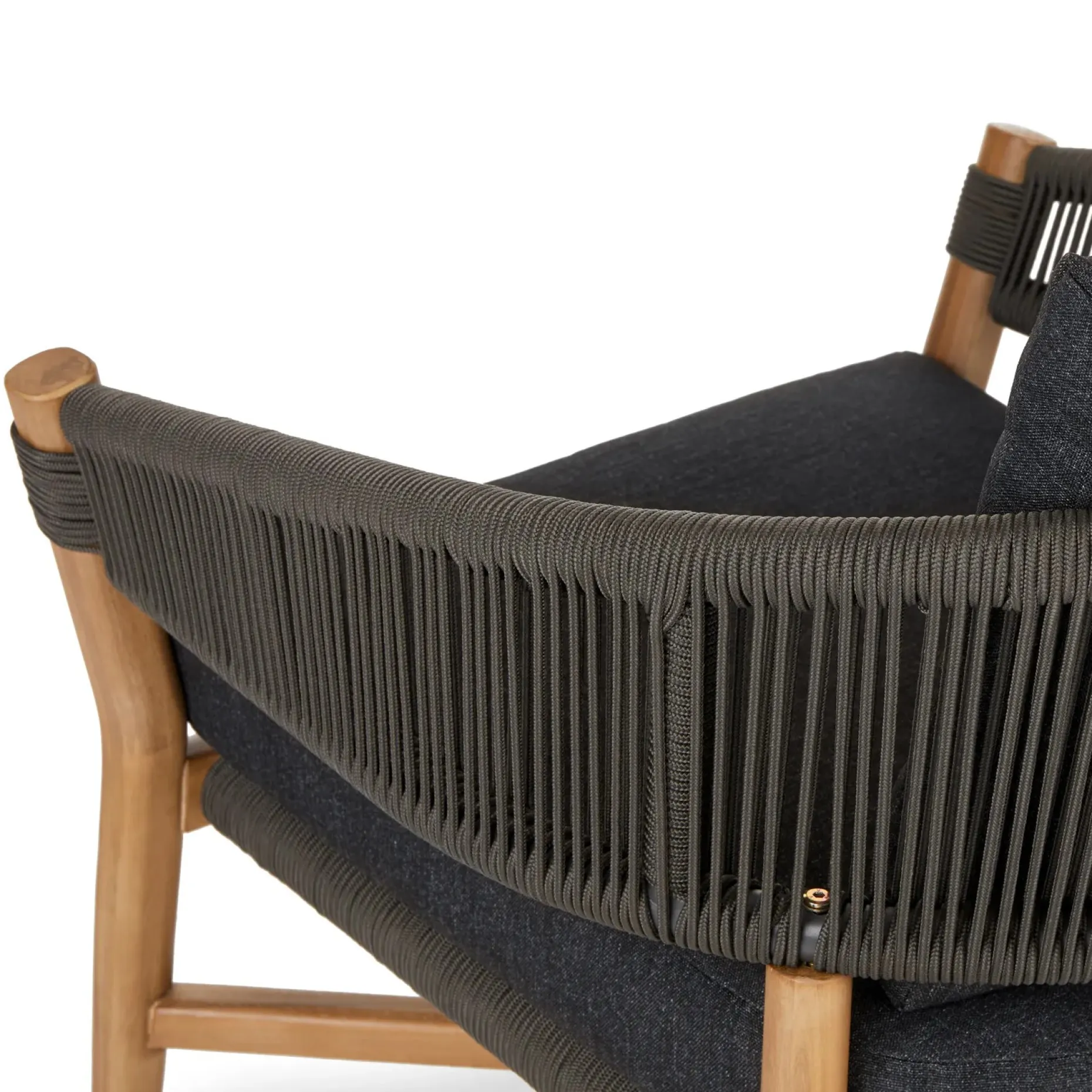 Makali 27" Outdoor Lounge Chair - Slate Gray