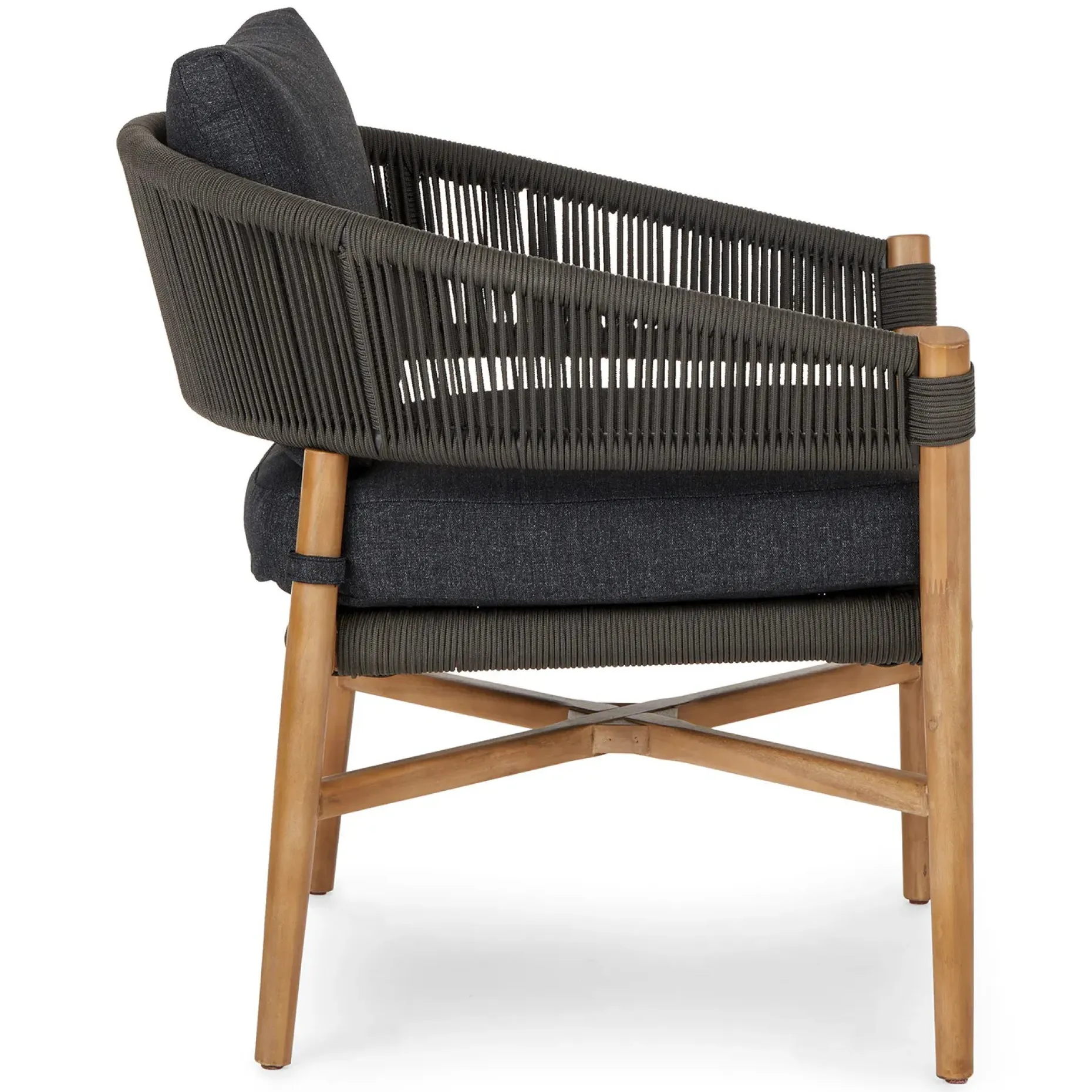 Makali 27" Outdoor Lounge Chair - Slate Gray