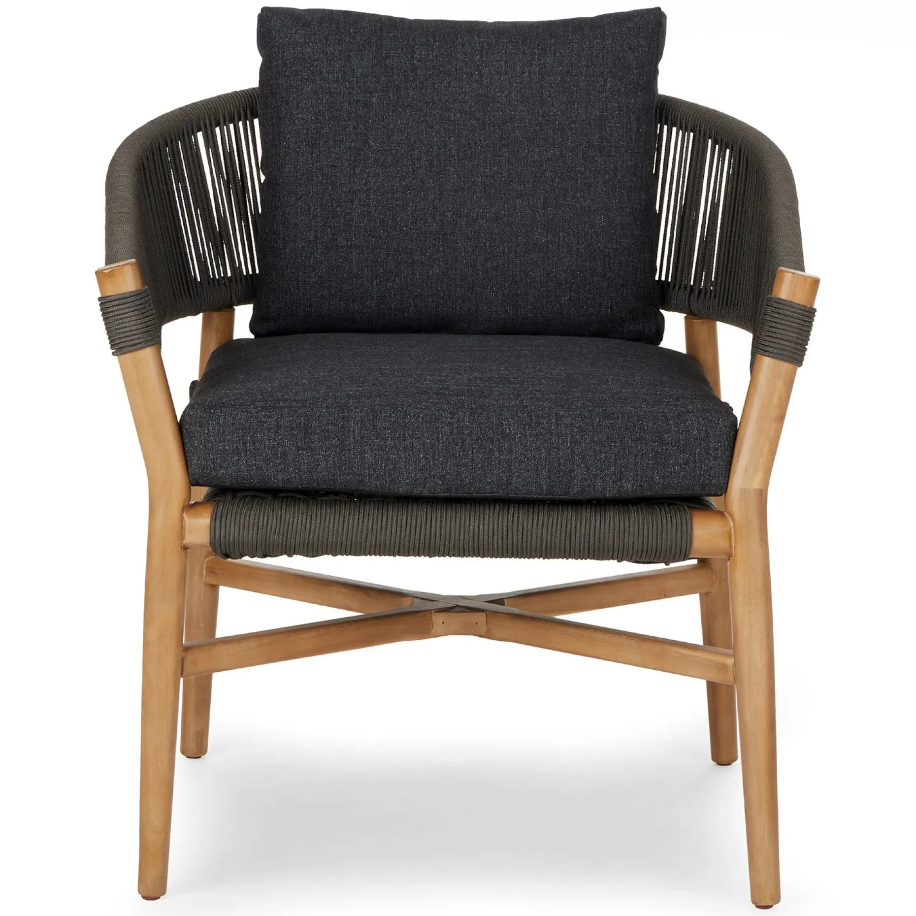 Makali 27" Outdoor Lounge Chair - Slate Gray