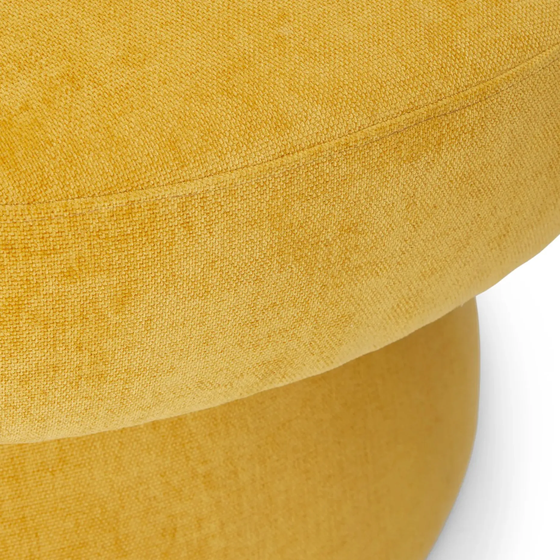 Makeva 31" Swivel Lounge Chair - Marigold Yellow