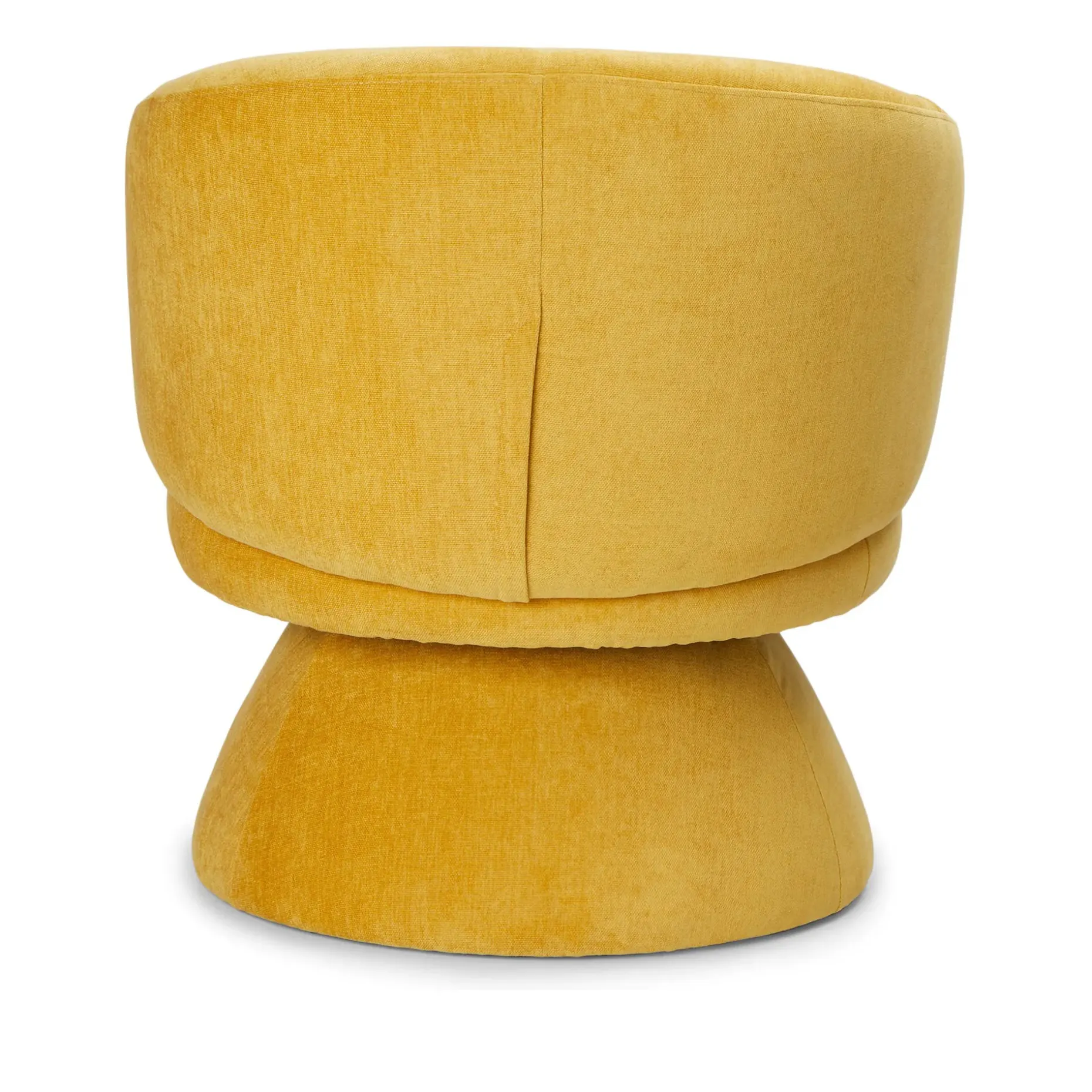 Makeva 31" Swivel Lounge Chair - Marigold Yellow