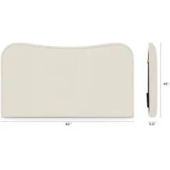 Makoa King Headboard - Ivory Wool Bouclé