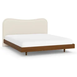Makoa King Headboard - Ivory Wool Bouclé