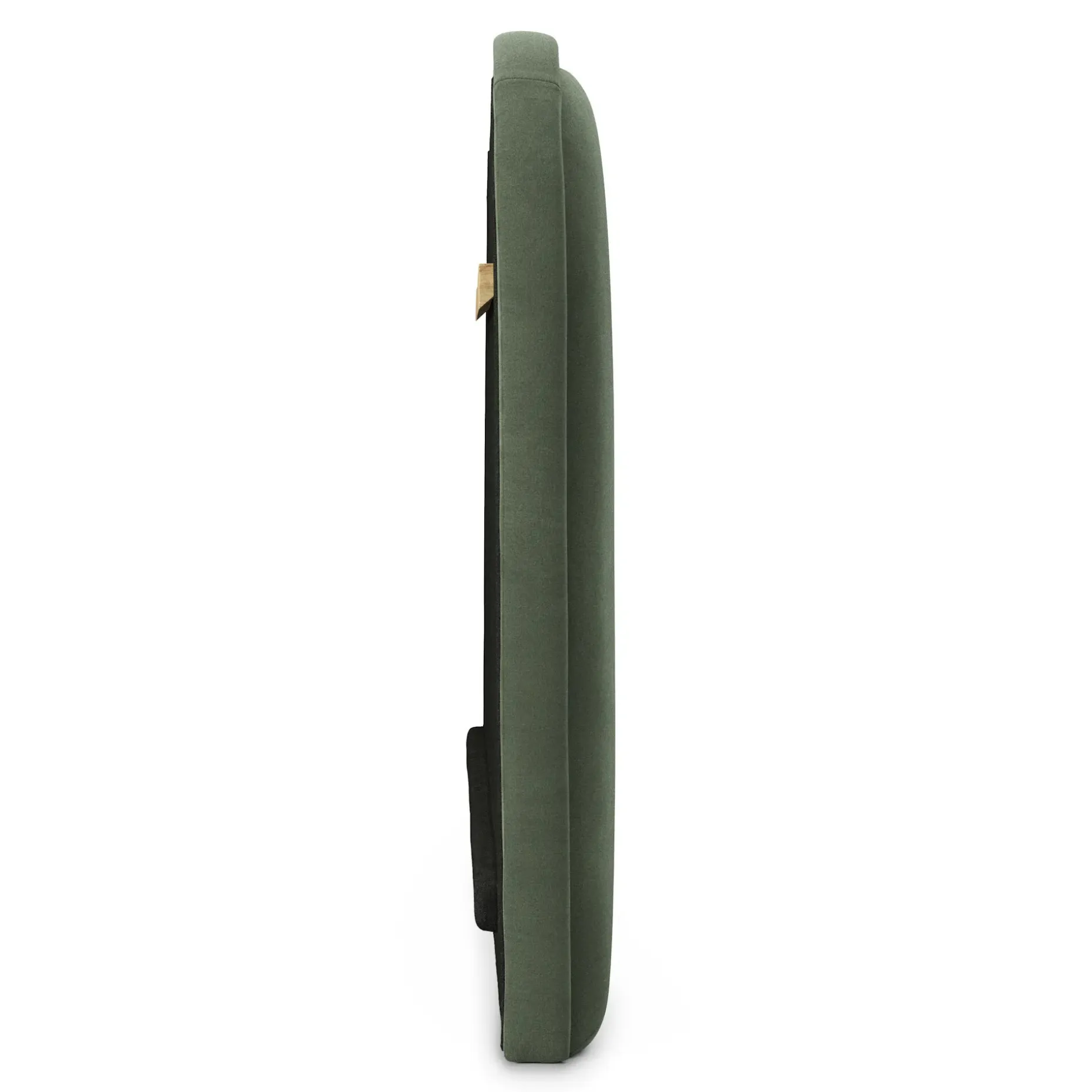 Makoa King Velvet Headboard - Plush Pacific Green