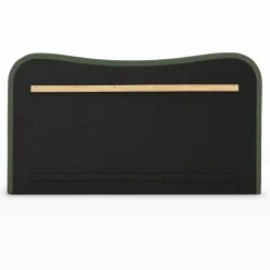 Makoa King Velvet Headboard - Plush Pacific Green