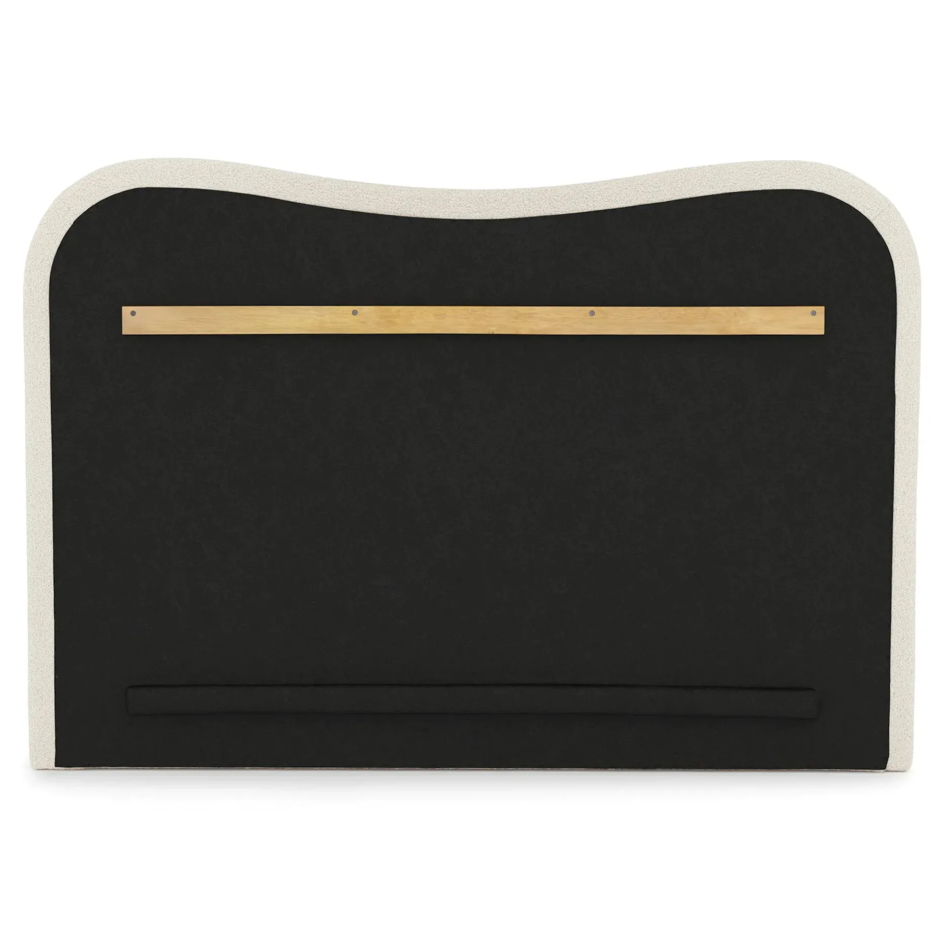 Makoa Queen Headboard - Ivory Wool Bouclé