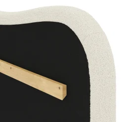 Makoa Queen Headboard - Ivory Wool Bouclé