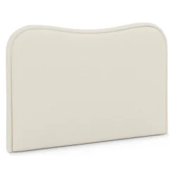 Makoa Queen Headboard - Ivory Wool Bouclé