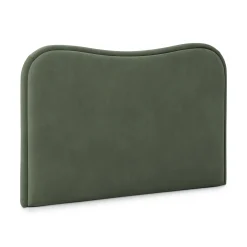 Makoa Queen Velvet Headboard - Plush Pacific Green