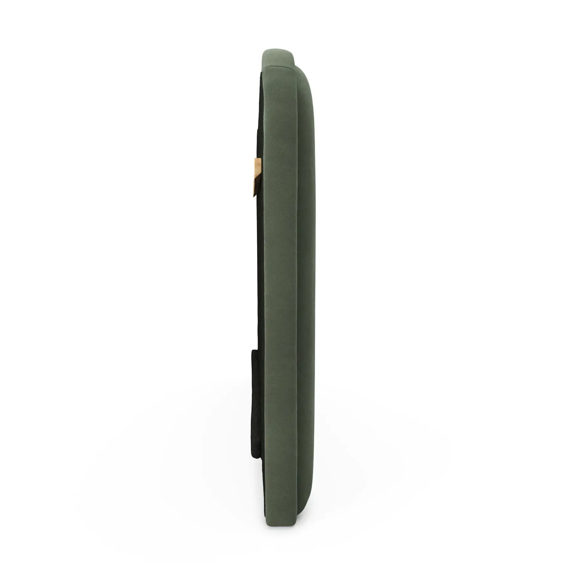 Makoa Queen Velvet Headboard - Plush Pacific Green