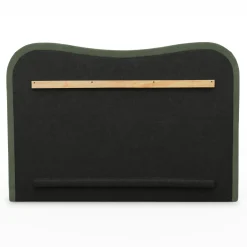 Makoa Queen Velvet Headboard - Plush Pacific Green