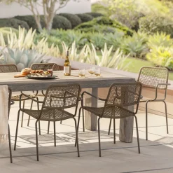 Manna Outdoor Dining Chair - Grove Green