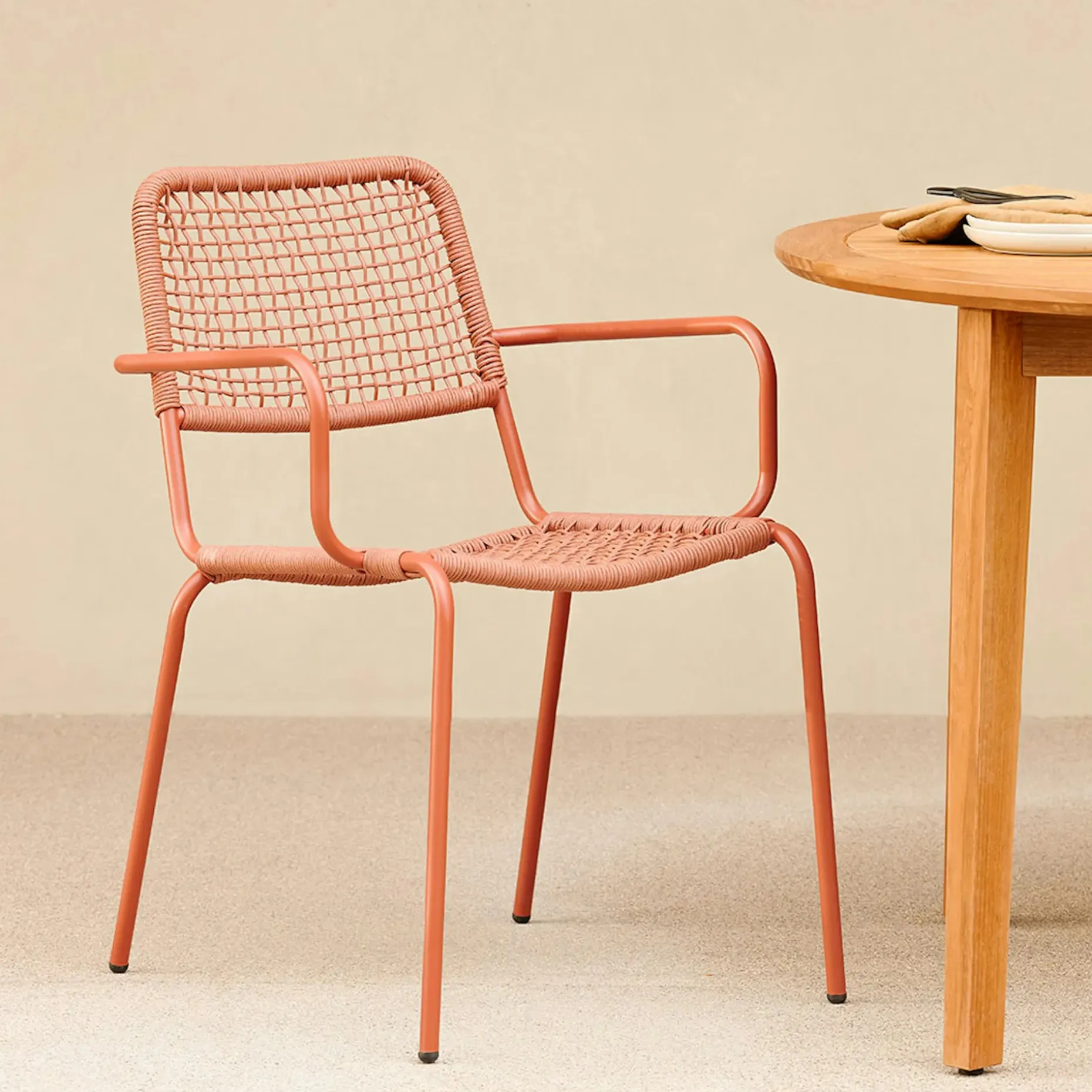 Manna Outdoor Dining Chair - Sonoma Red