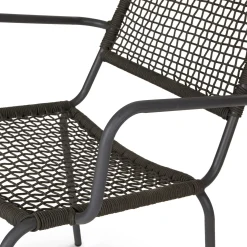 Manna Outdoor Dining Chair - Thunder Black